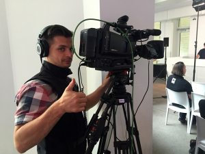 Professioneller TV Kameramann in Berlin für Liveproduktion