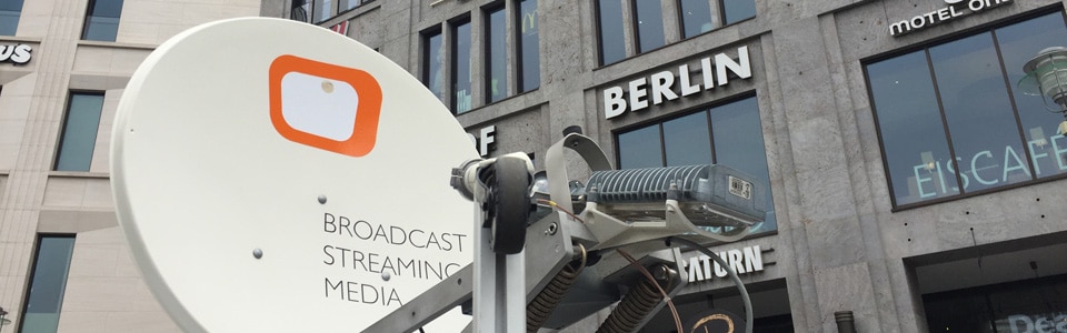 BMK.TV Livestream Satelliten-Uplink-Berlin