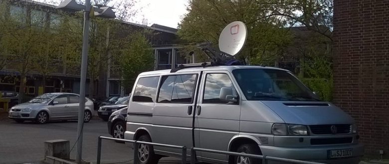 Livestream via Satellit für Public Viewing