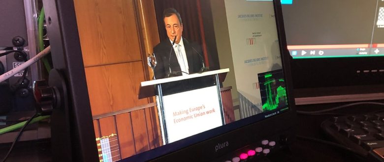 Konferenzlivestream aus Berlin mit Mario Draghi